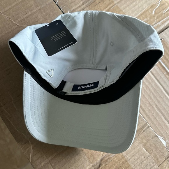 New White - MGA Metropolitan Golf Association 69th IKE Adjustable Ahead Hat Cap - Picture 2 of 2